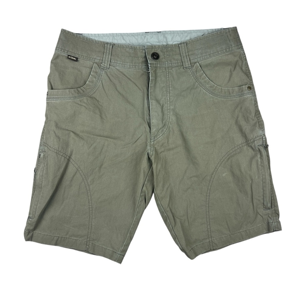 KUHL Ramblr‎ Shorts Mens 32 Cargo Vintage Patina Dye Hiking Camping Travel Trail